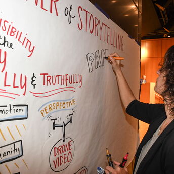 Graphic recording by Julia Reich of Stone Soup Creative